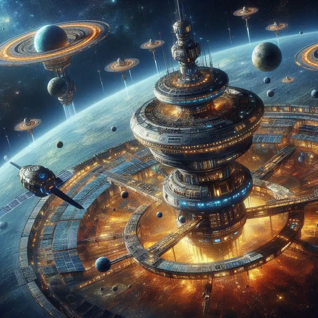 Estaciones espaciales colonizadas por la Inteligencia Artificial